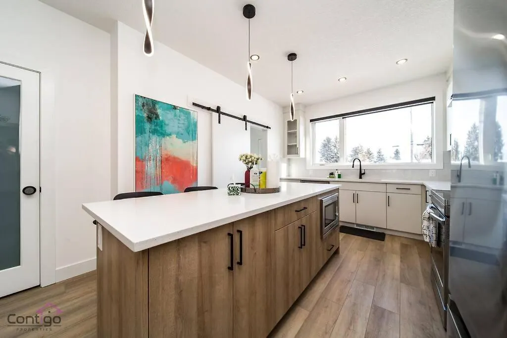 Urban Zen, Aircon, King Bed, 10 Min Wem & Dt! Villa Edmonton 0*,