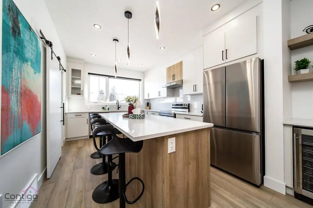 Urban Zen, Aircon, King Bed, 10 Min Wem & Dt! Villa Edmonton 0*,
