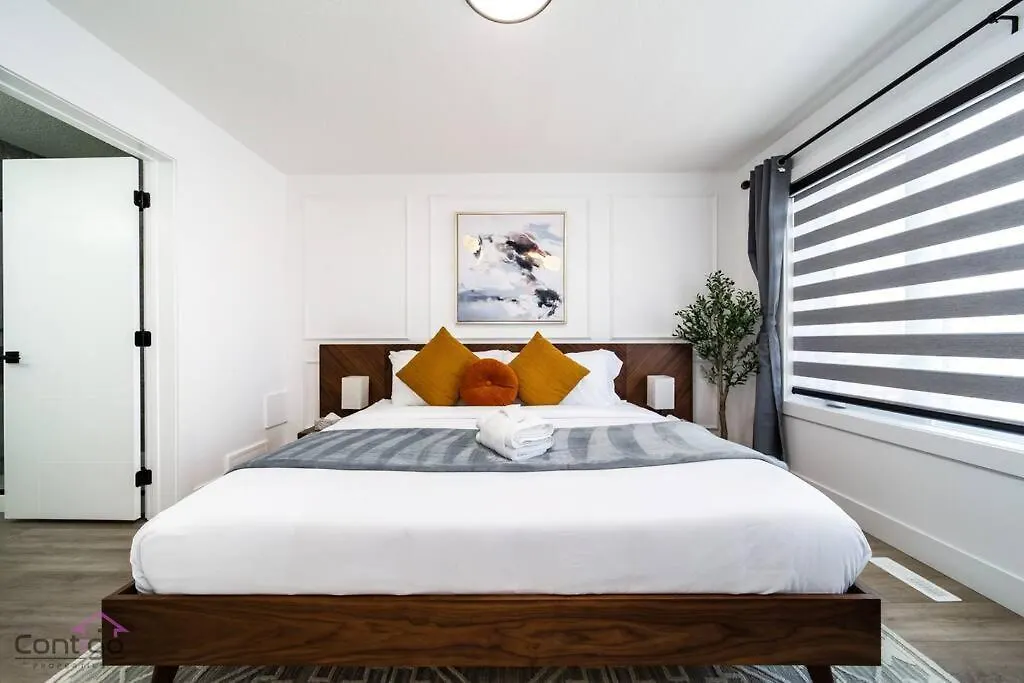 Feriehus Urban Zen, Aircon, King Bed, 10 Min Wem & Dt! Villa Edmonton